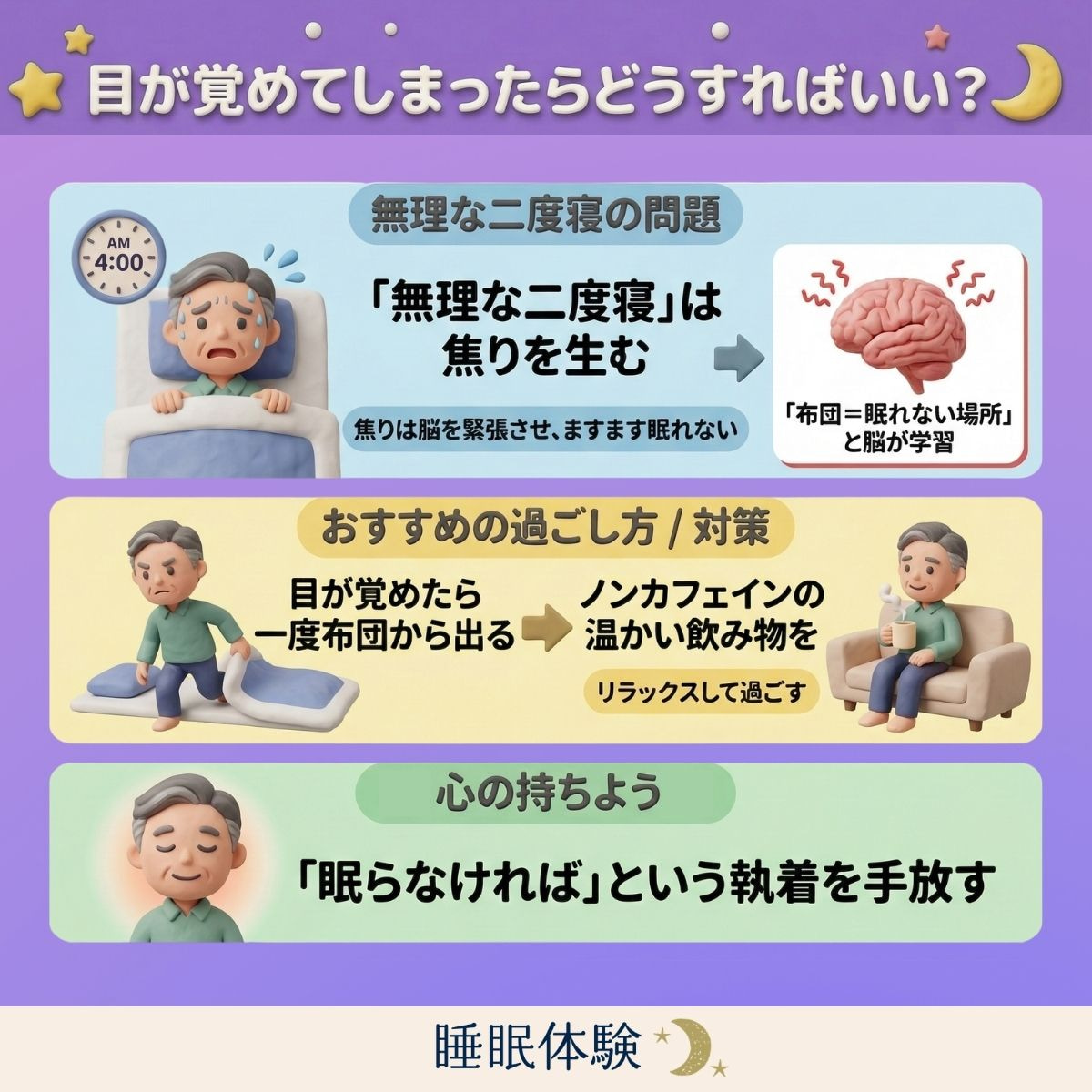 「そのうち治る」は要注意！二度寝できない時の正しい過ごし方