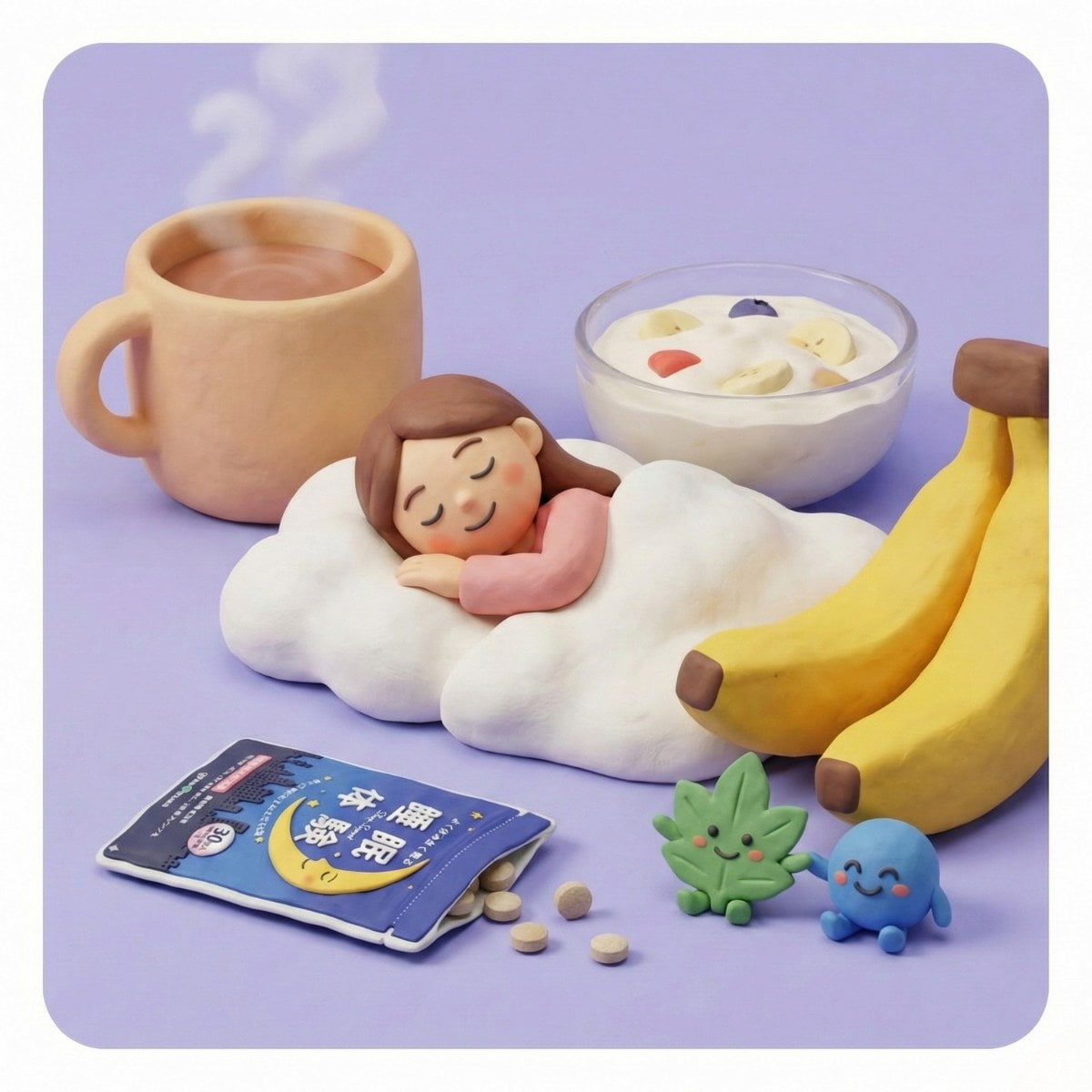 睡眠の質を上げる食べ物・飲み物リスト｜快眠に導くサプリ活用術