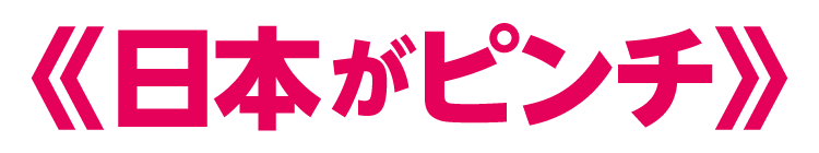 日本がピンチ