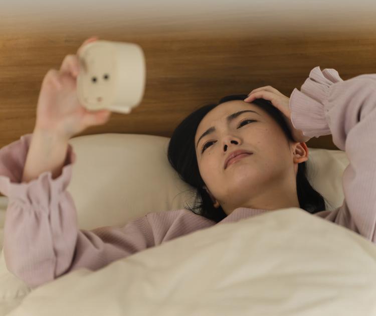 更年期不眠女性イメージ